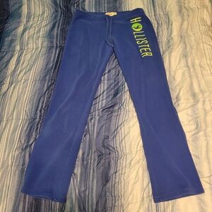 Hollister Royal Blue Pullover Sweatshirt with Drawstring